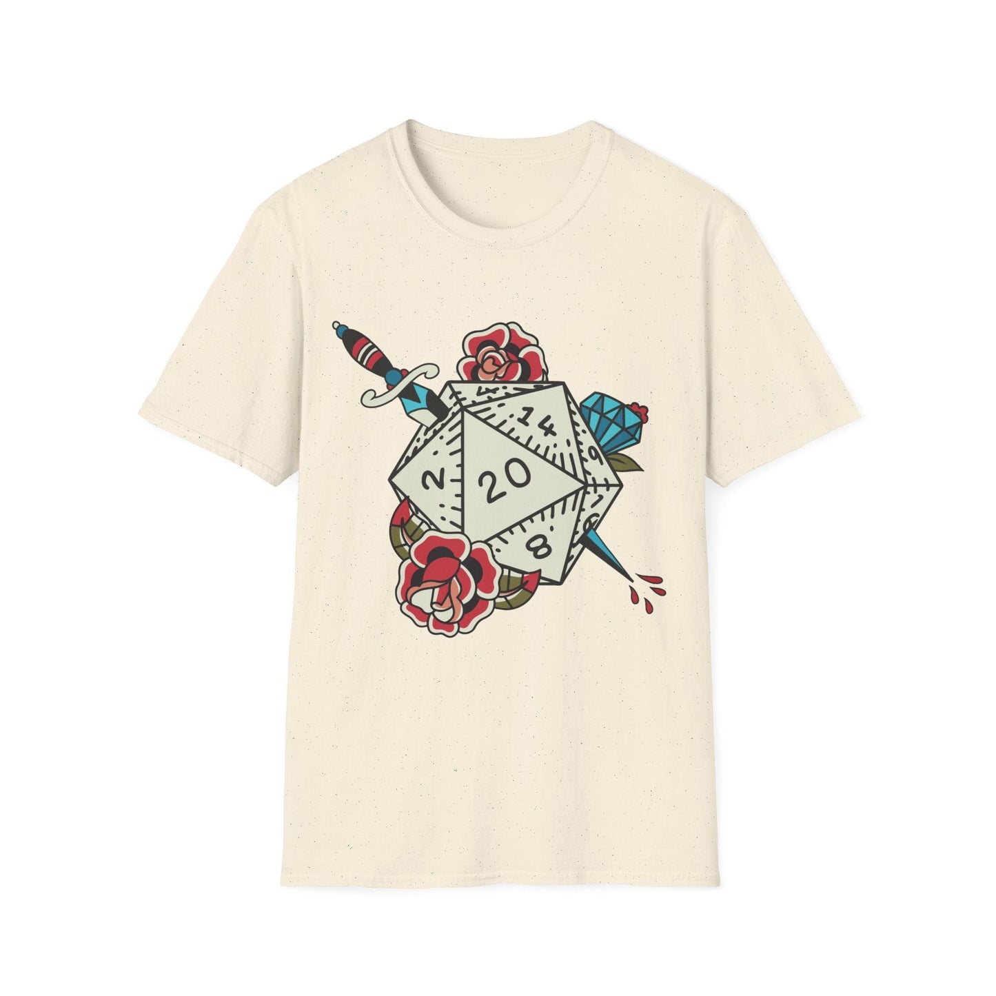 Camiseta de tatuaje D20