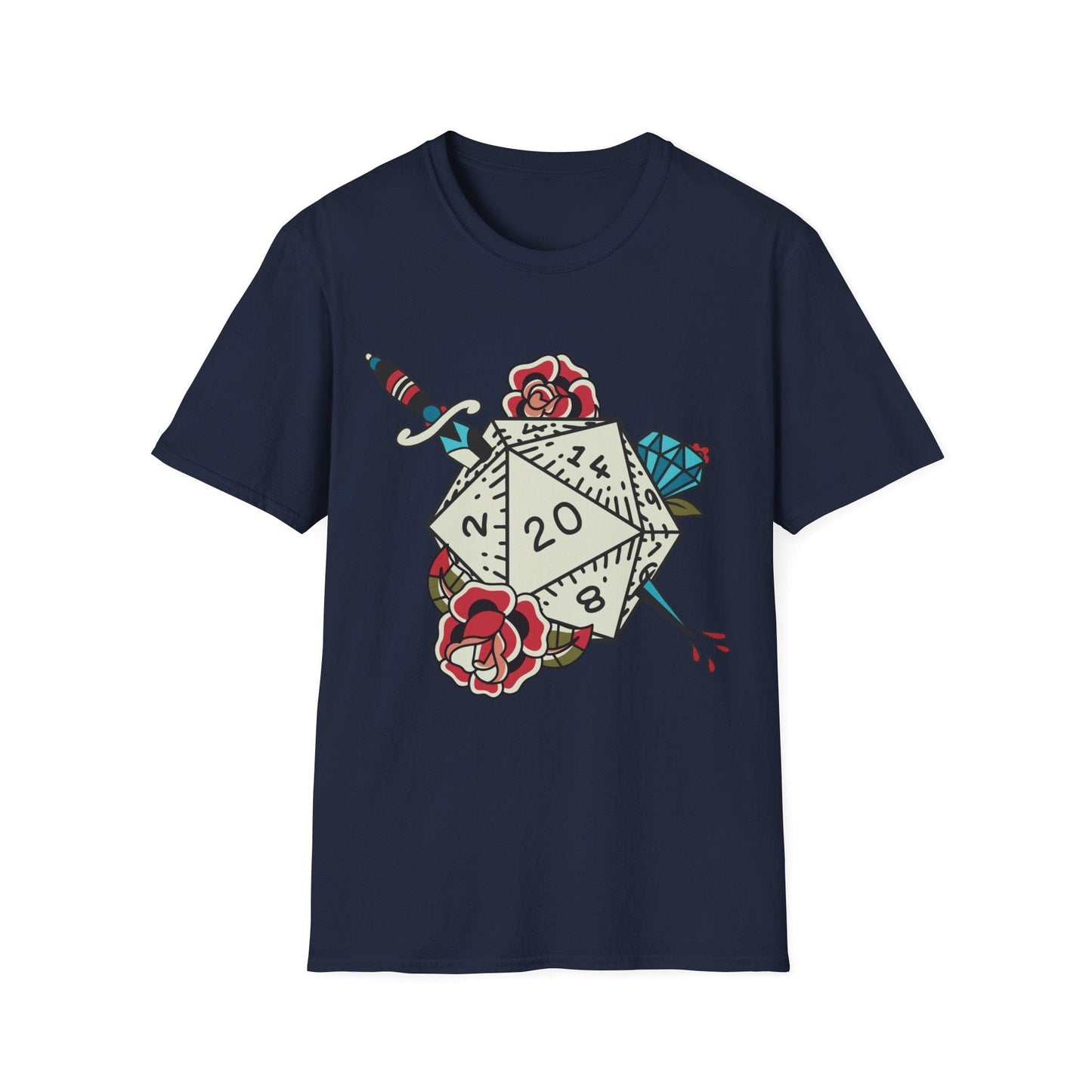 Camiseta de tatuaje D20