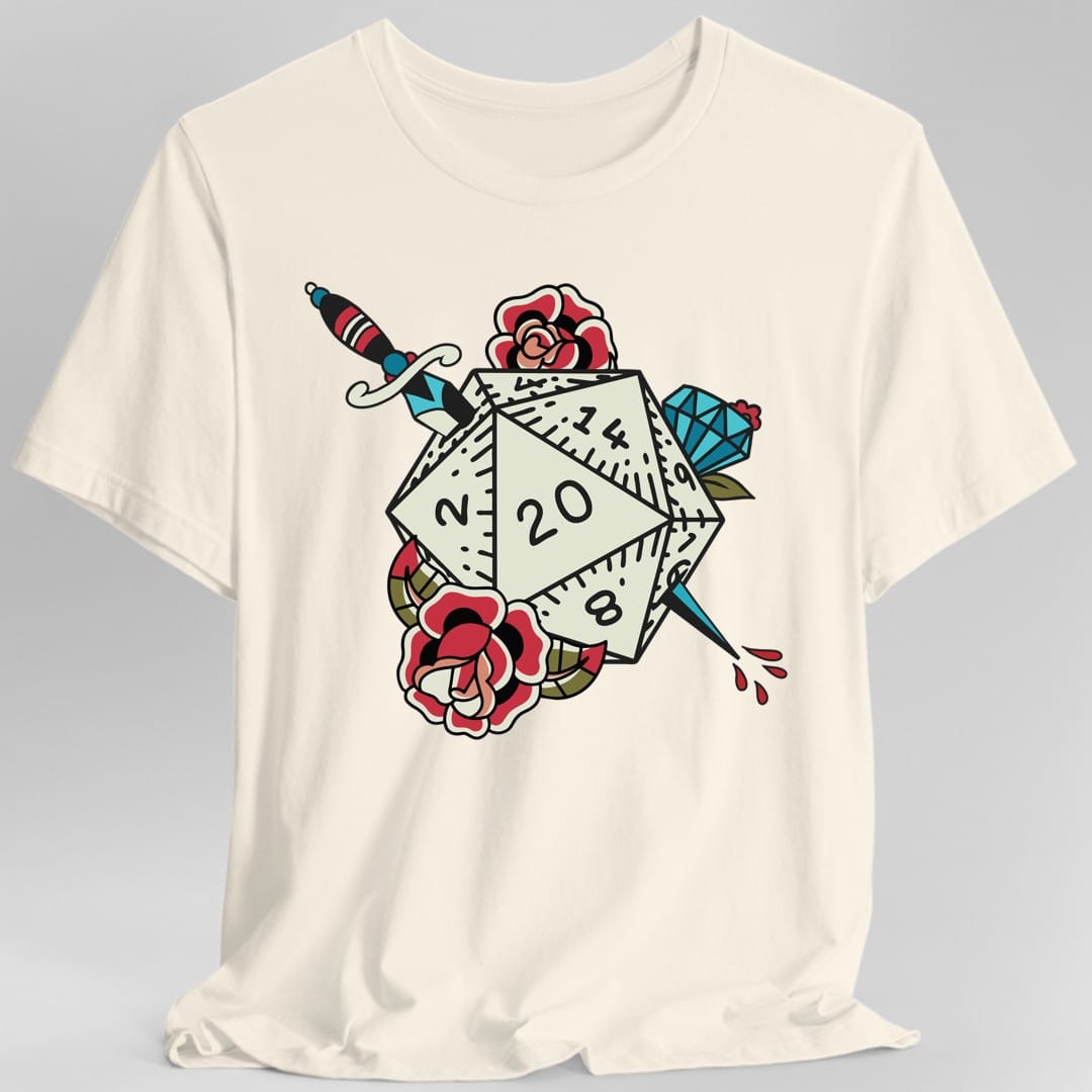 Camiseta de tatuaje D20