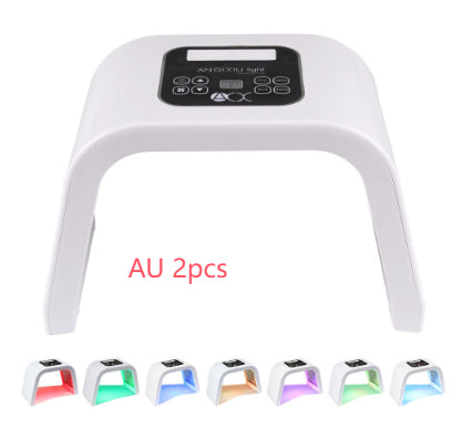 Máscara de terapia de luz LED de 7 colores en PDF para rejuvenecimiento de la piel