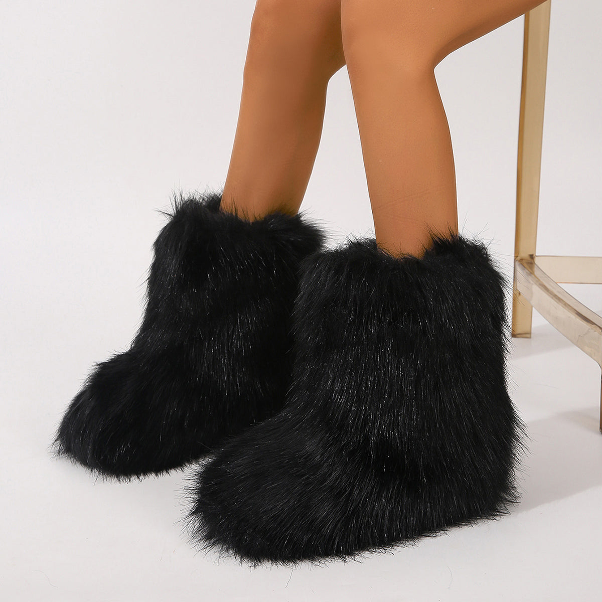 Stylish Personalized Winter Boots For Women - Adorable Spicy Girl Mid-Length Snow Boots, Cozy And Warm See size chart under “more details”