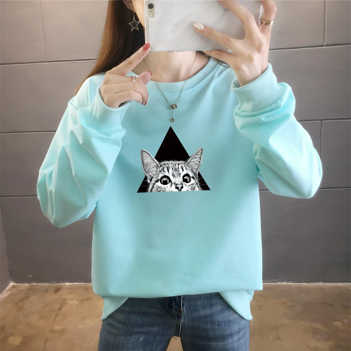 Cartoon Round Neck Top Trendy Plus Size Women's Clothing See size chart under “more details”