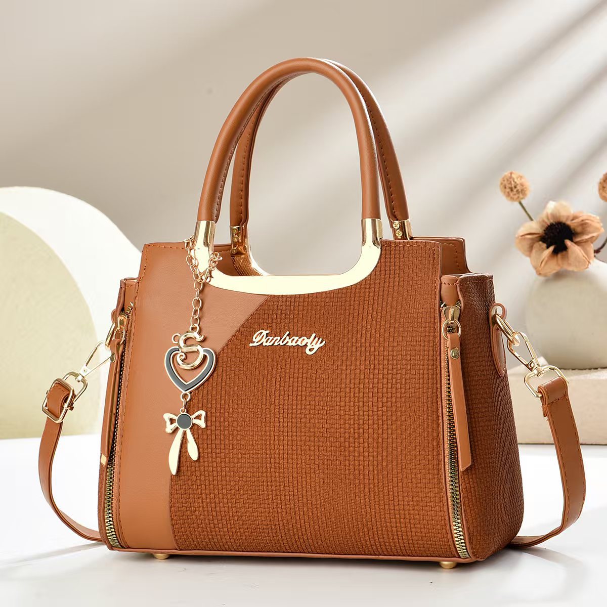 Chic Small Square Crossbody Handheld Tote Crossbody Bag