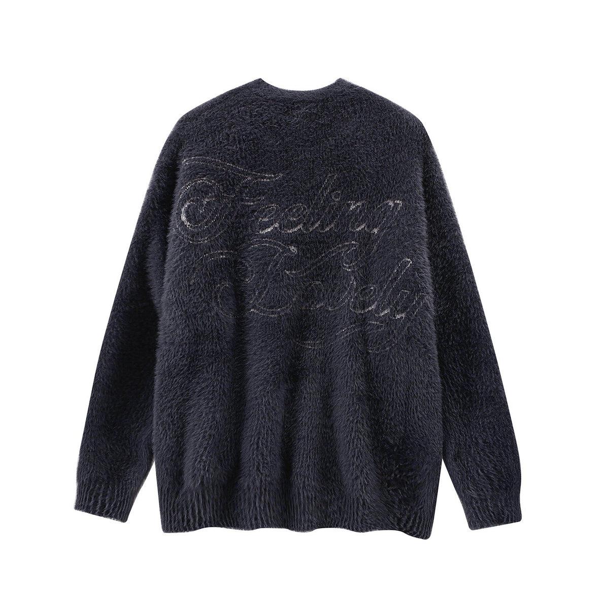 Angel Plush Round Neck Sweater Couple Sweater Coat
