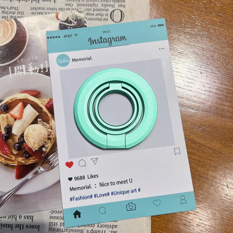 Tri-fold Dual-ring Magnetic Phone Holder
