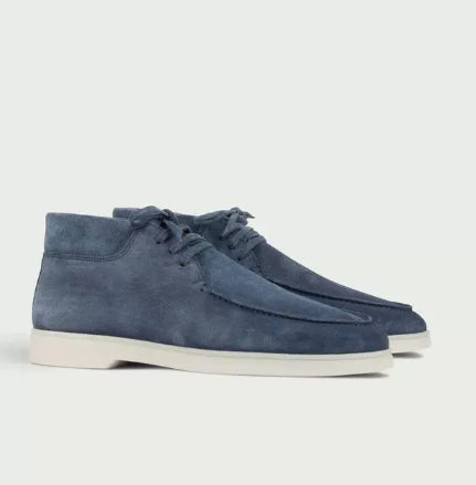 Men's Casual Suede Lace-Up Shoes