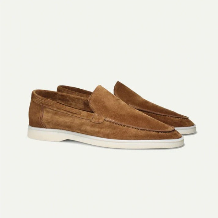 Men's Matte Suede Slip-On Loafers