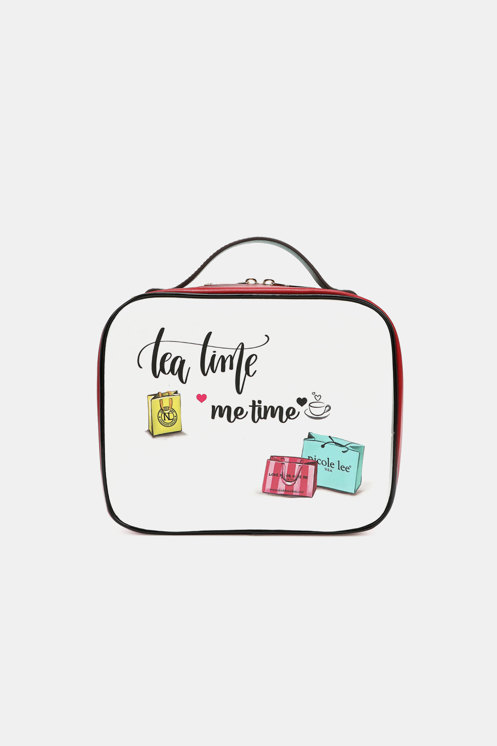 Bolso con estampado de Nicole Lee USA con tres bolsos pequeños