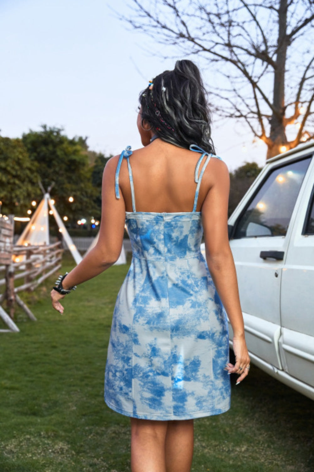Tie-Dye Mini Dress
