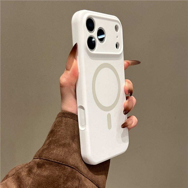 Liquid Silicone Skin-feel Magnetic Phone Case