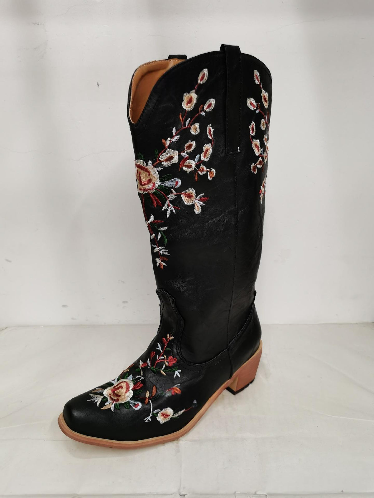 Retro Boots Embroidered Western Cowboy Bohemian