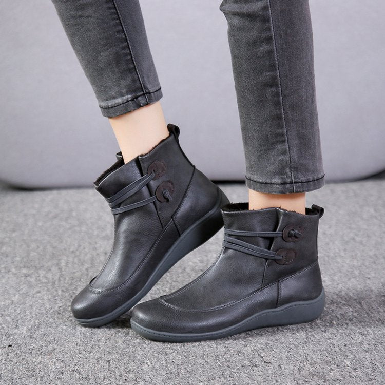 British Style Retro Booties Boots
