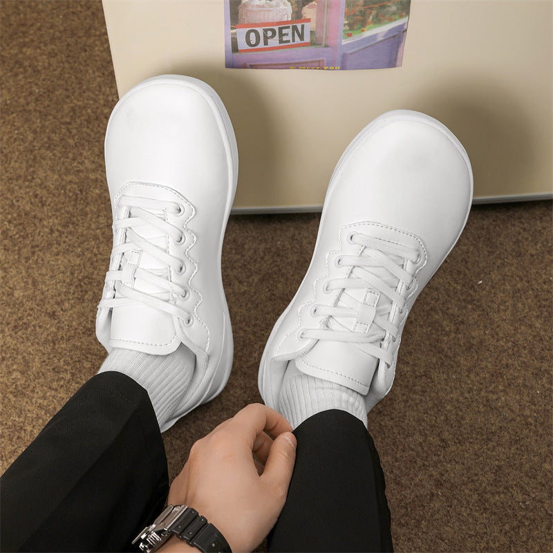 Low-Top Lace-Up Casual Sneakers