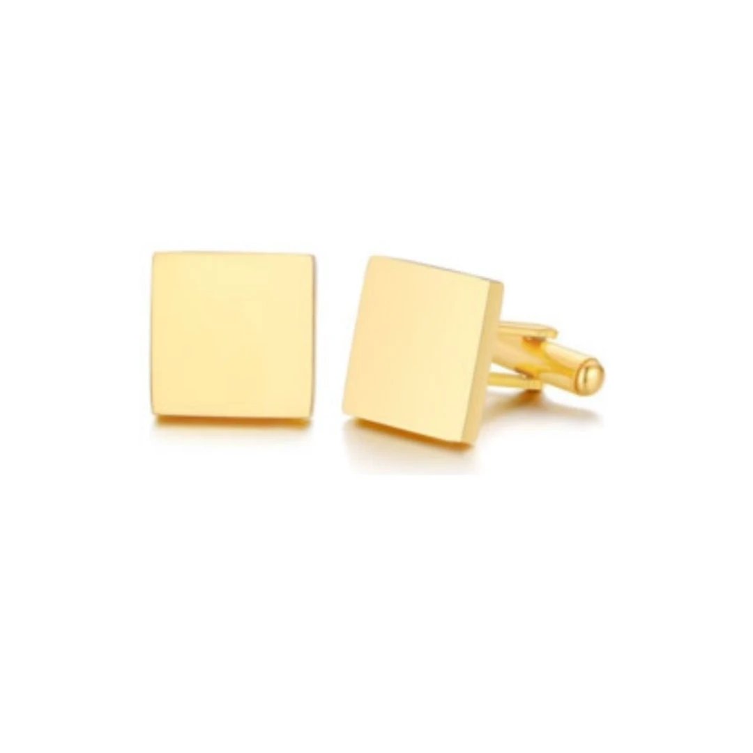 Minimalist Stainless Steel Cufflinks