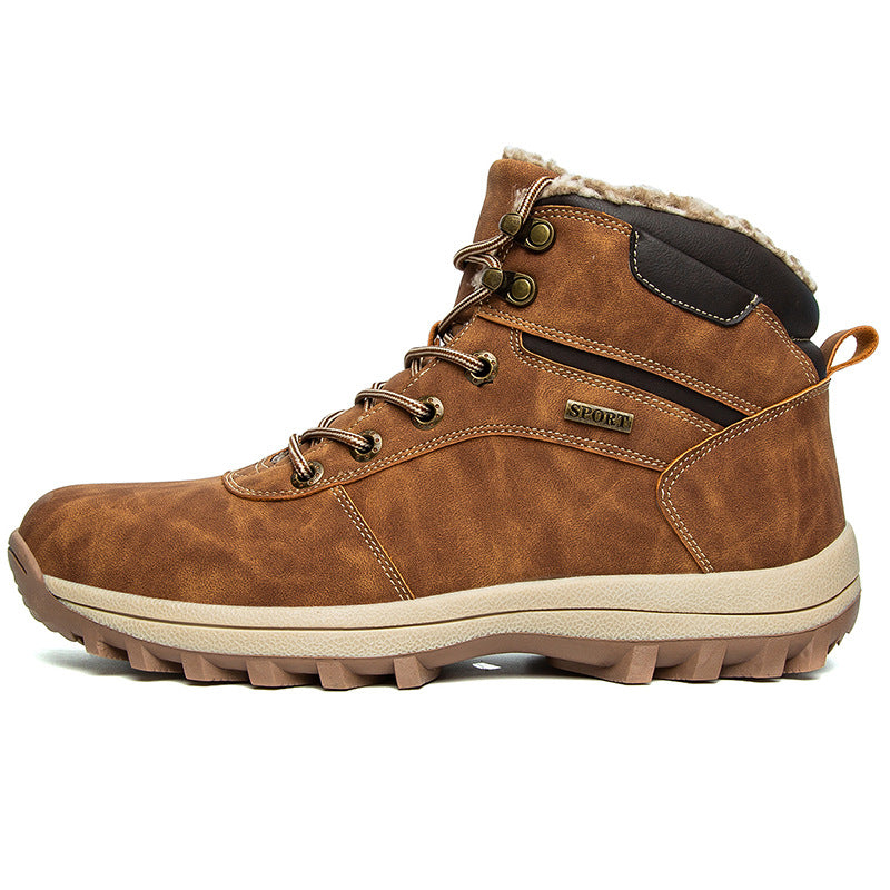 Men's Fleece-Lined Martin Boots
