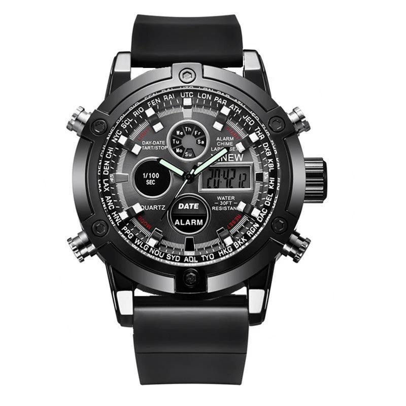 Men's Fashion Belt Multi-functional Watch
