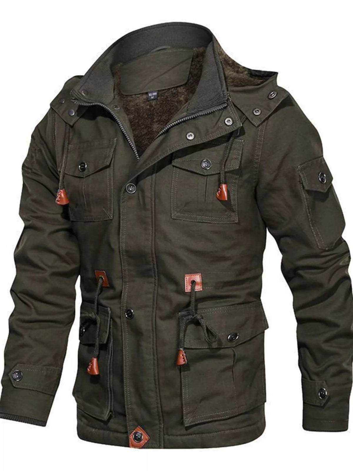 Men's Plus Size Zip Up Lightweight Bomber Jacket