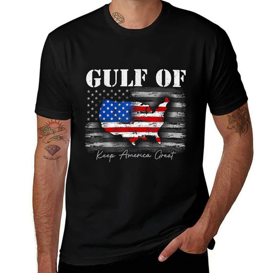 Camiseta de tela lista para el verano del Golfo de Estados Unidos de América