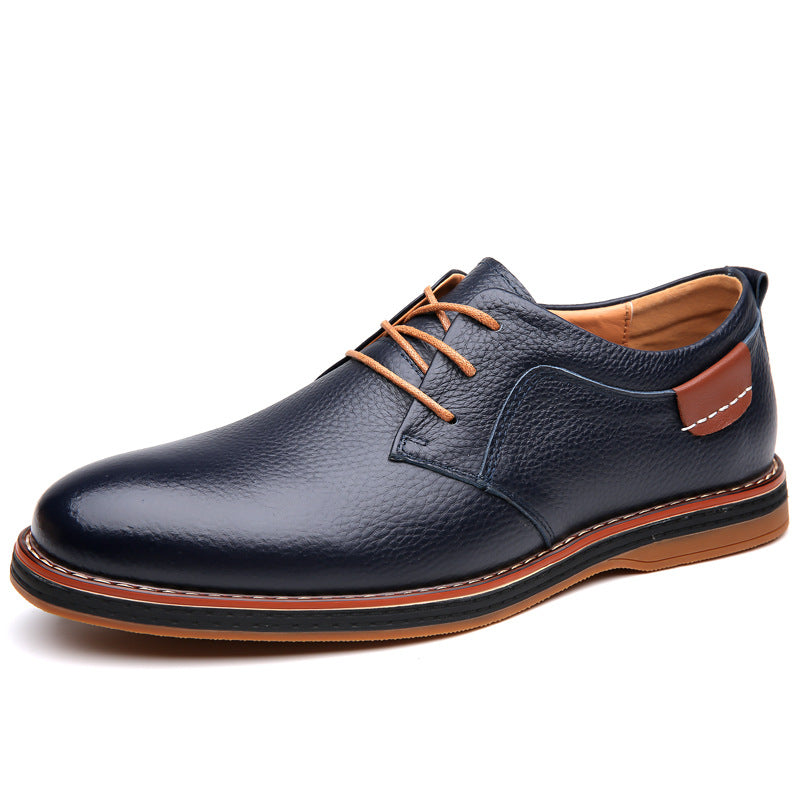 Men's Leather Derby Flats