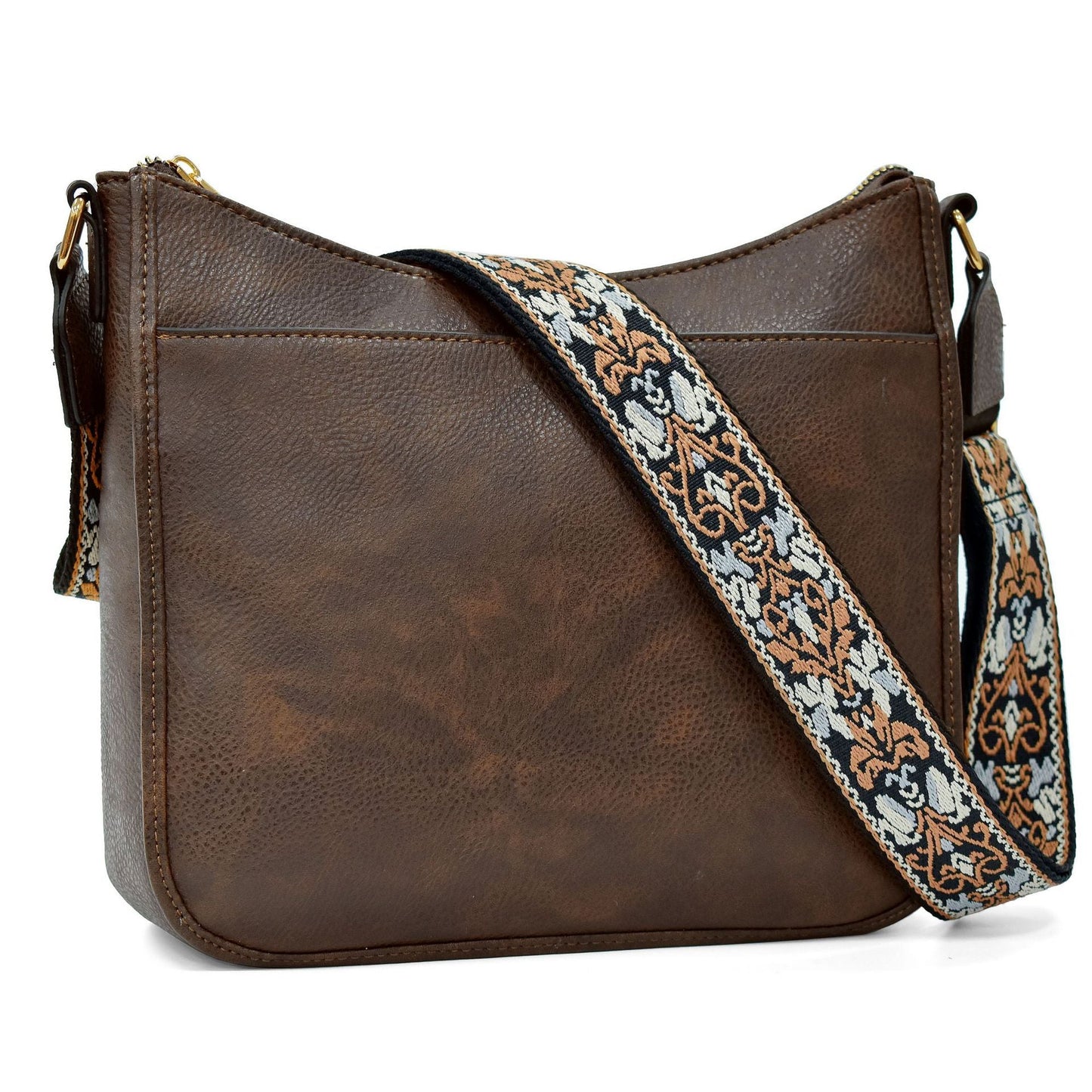 Women's Retro Solid Color Messenger Bag