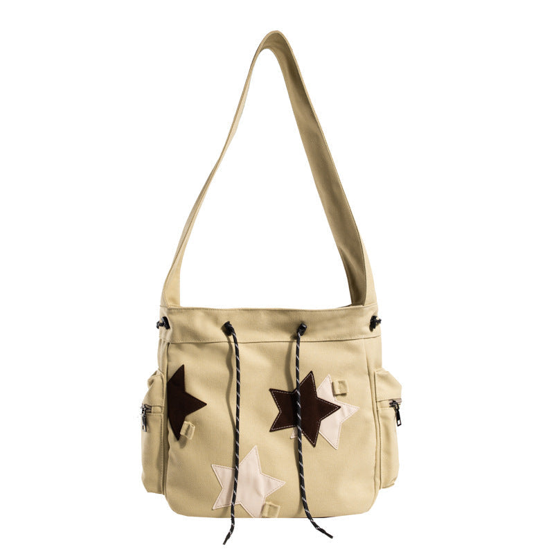American Retro Large Capacity Messenger Bag