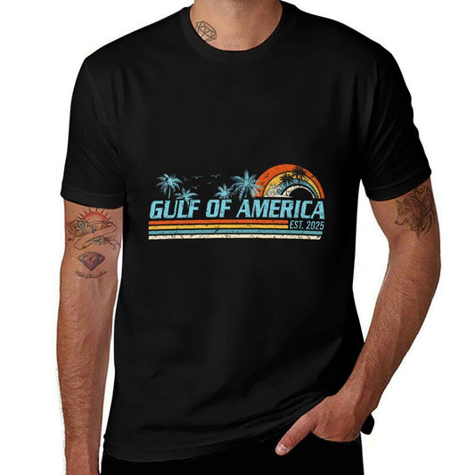 Camiseta retro "Golf of US America" Camiseta duradera de primera calidad "Golf of US America"