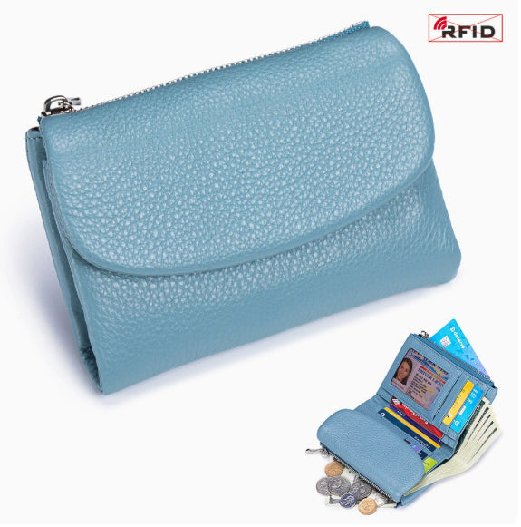 Women's Short Wallet with Soft Slouchy Shape