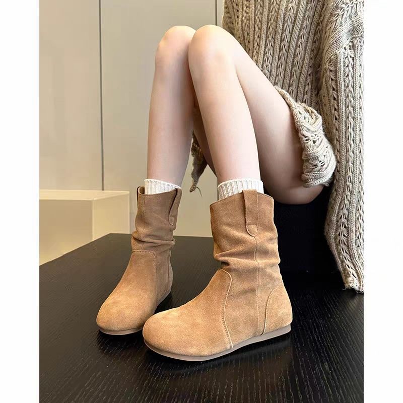 Women's Western Denim Martin Boots