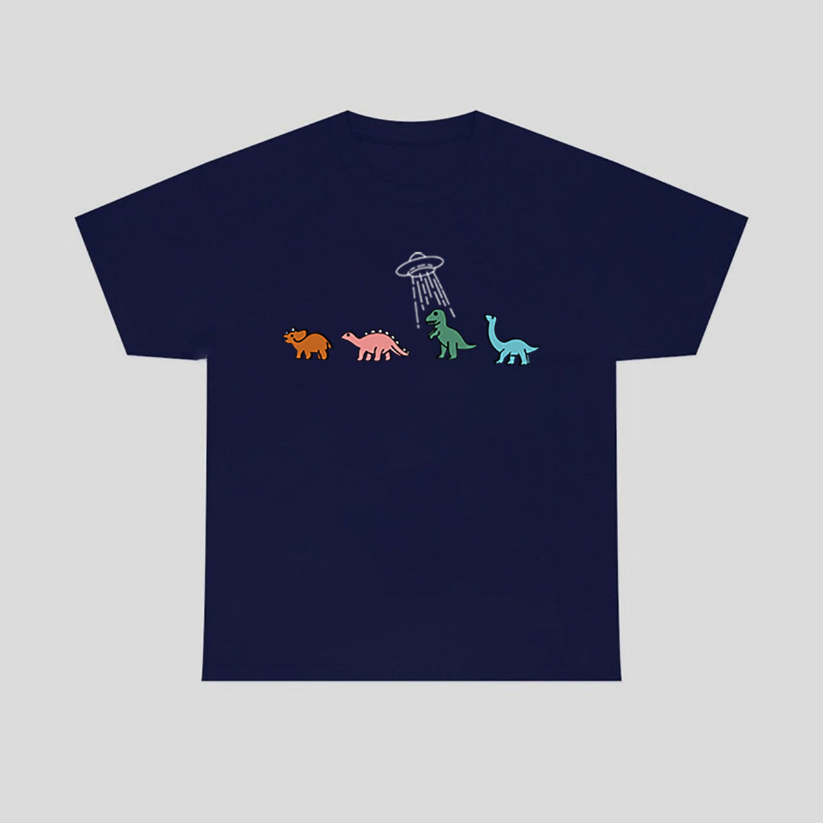 Round-neck Cartoon-print Short Sleeves