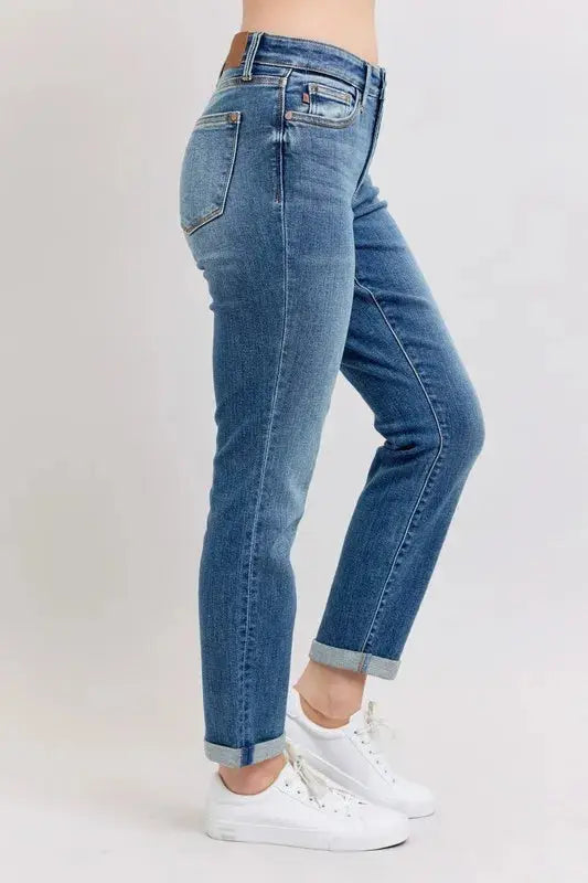 Women's Plus Size Skinny Jeans Women's Plus Size Jeans - Mid Rise & Pockets - Skinny Fit