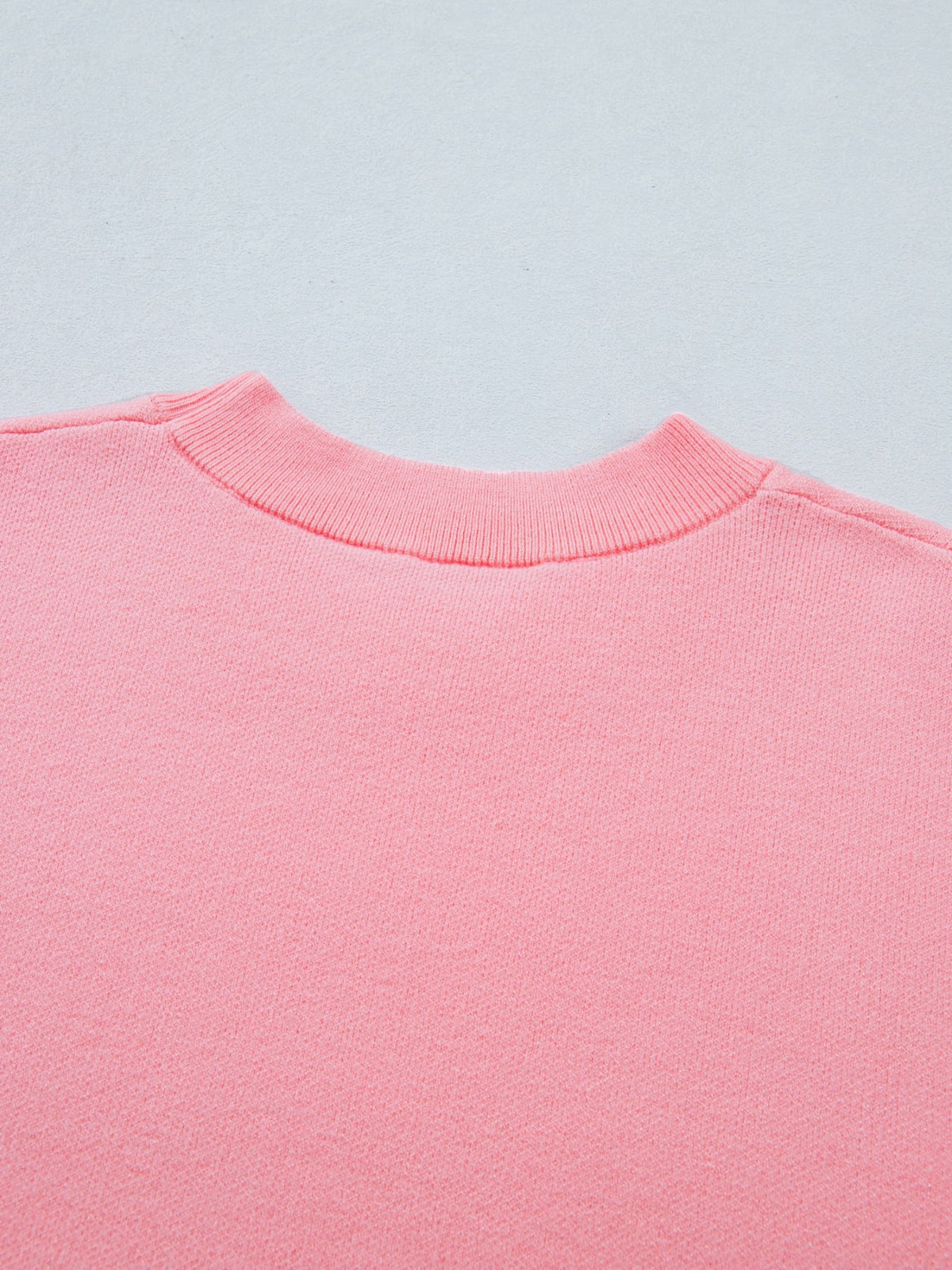 Scalloped Hem 3/4 Sleeve Sweater Top