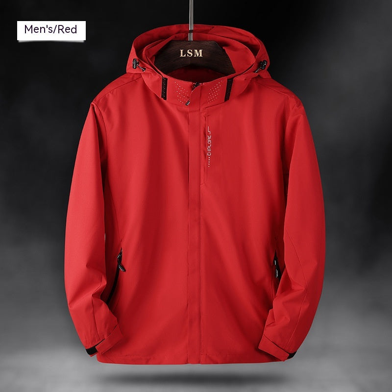 Men's Outdoor Waterproof Windcheater Leisure Shell Jacket