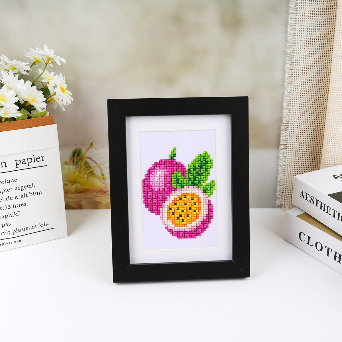 5D Diamond Painting 5X7 Inch Frameless Creative Fruit Pineapple