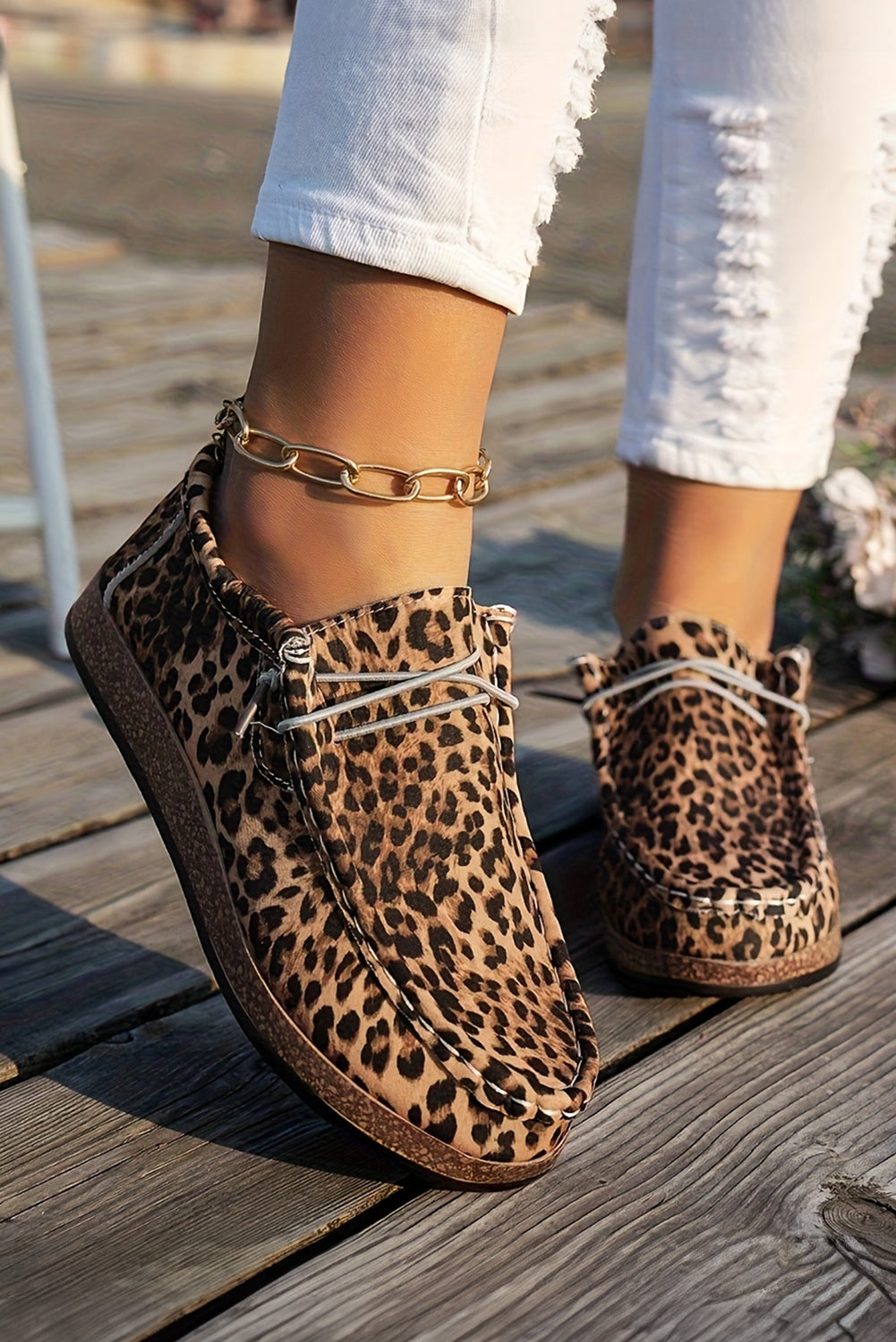 Zapatillas Racing Red ligeras, estilo boho, de retales, con cordones