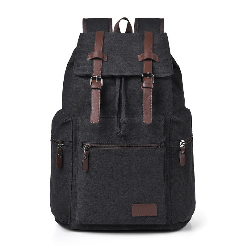 Men's Large Capacity Canvas Backpack