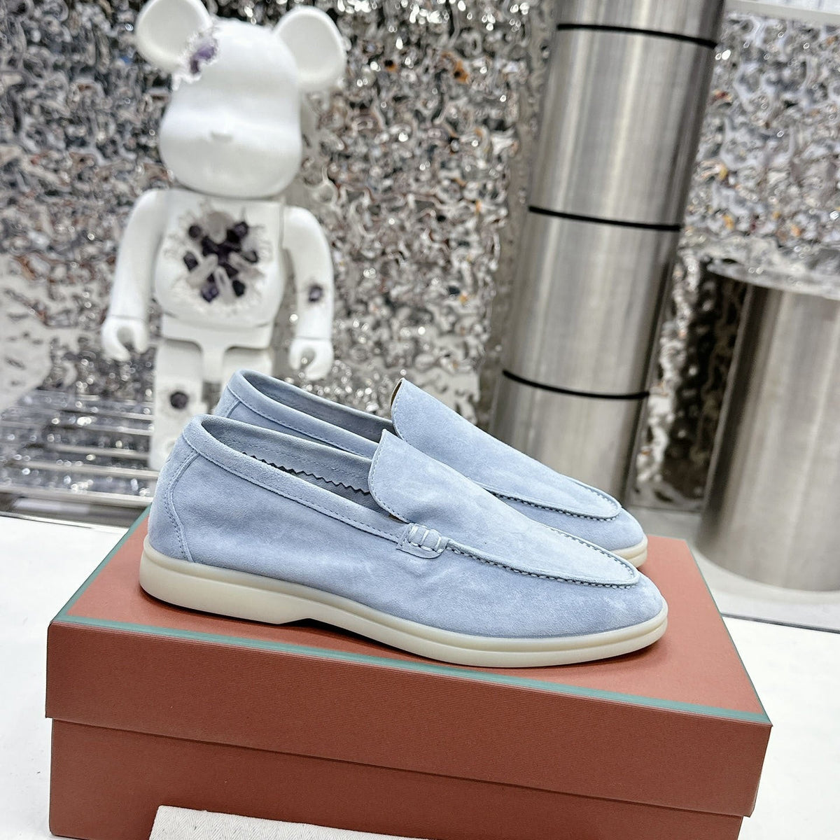 Men's Matte Suede Slip-On Loafers
