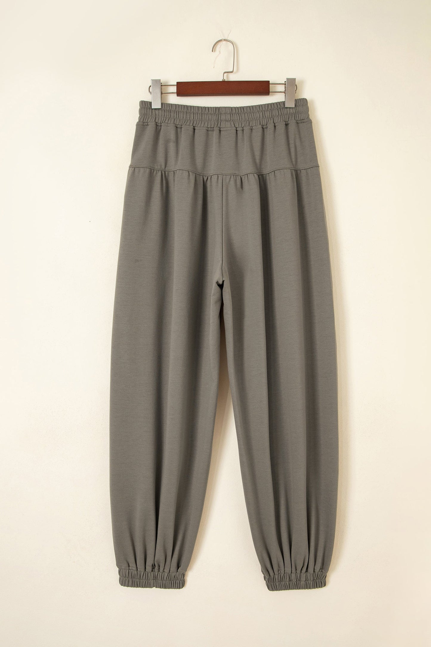Seagrass Elastic Waist Drawstring Wide Leg Full Length Pants