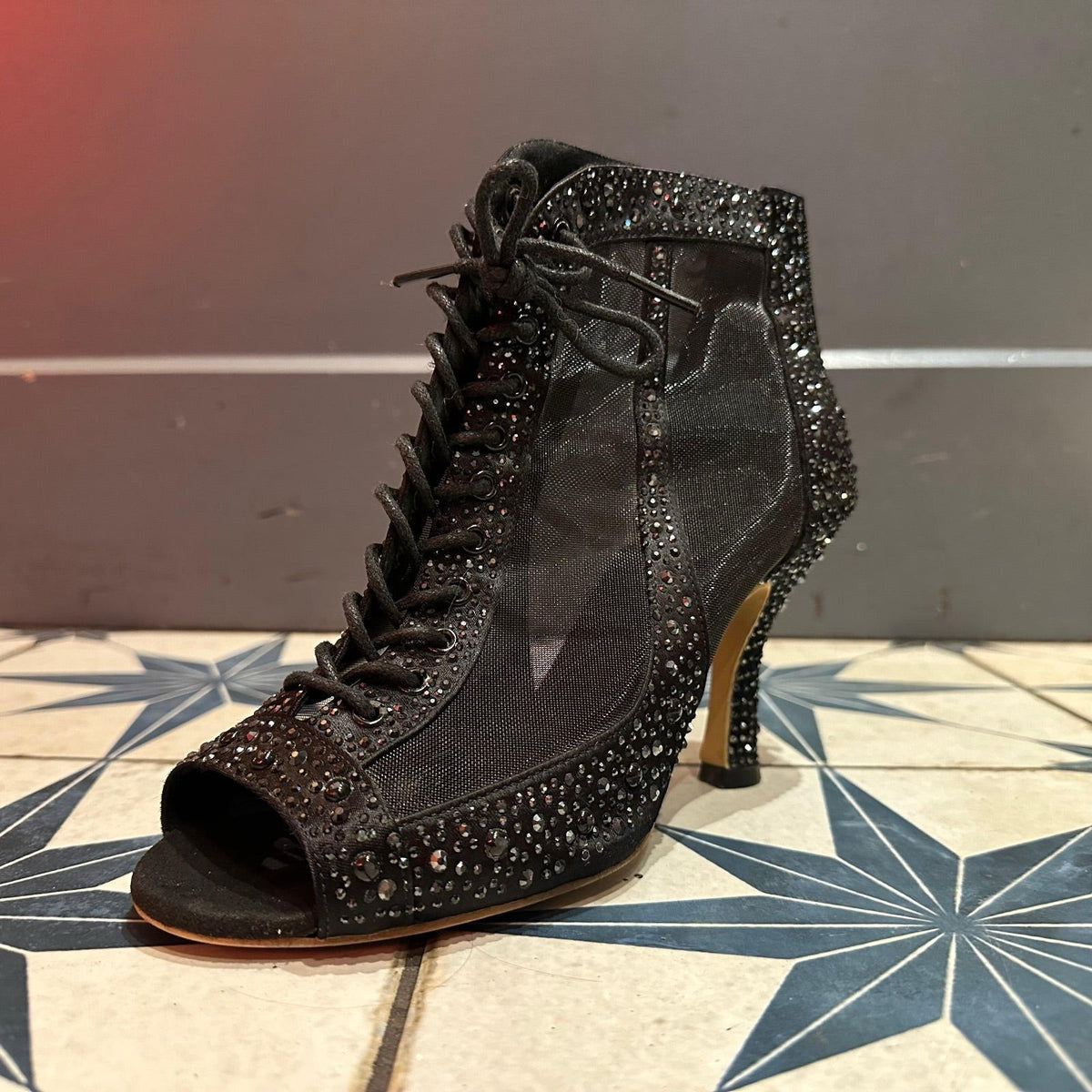 Women's Rhinestone Latin Dance Heels