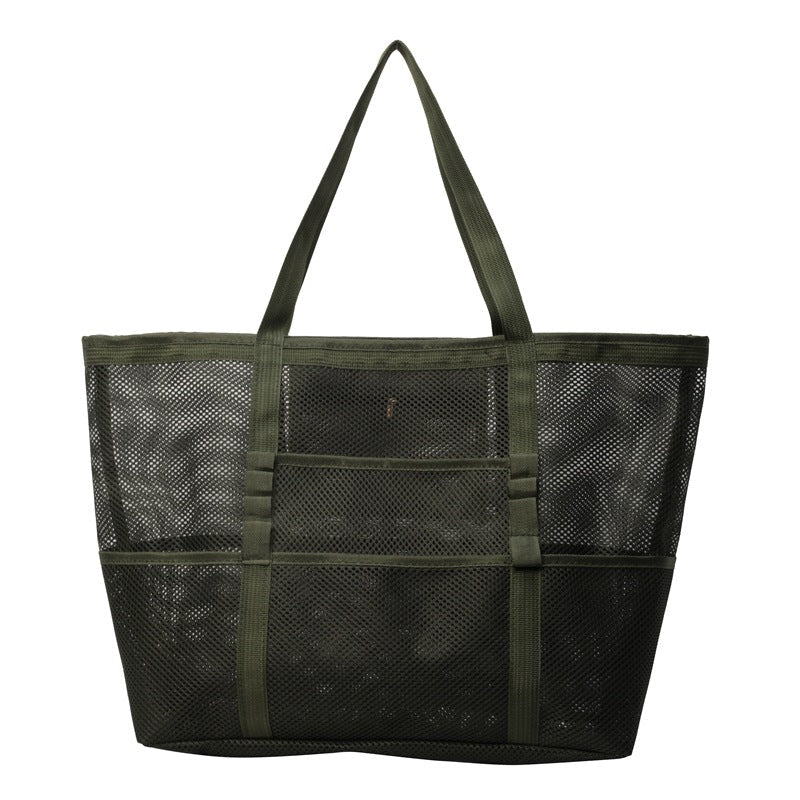 Mesh Beach Bag Large-capacity Beach Tote For Women