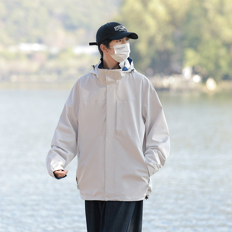 Leisure Sports Outdoor Couple Windproof Jacket