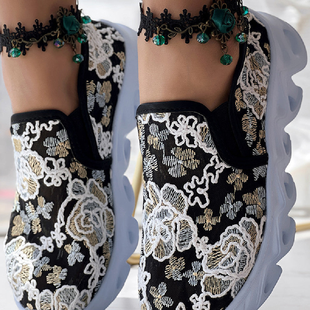 Women's Color Mesh Casual Sneaker
