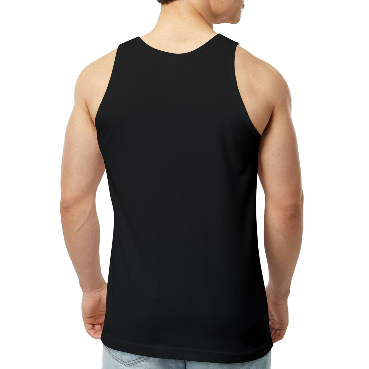 Best Dad Ever Circle Men's Graphic Tank Top (Made in USA)