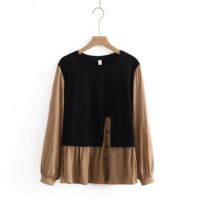 Women's Long-Sleeved Loose Slim Fit T-Shirt