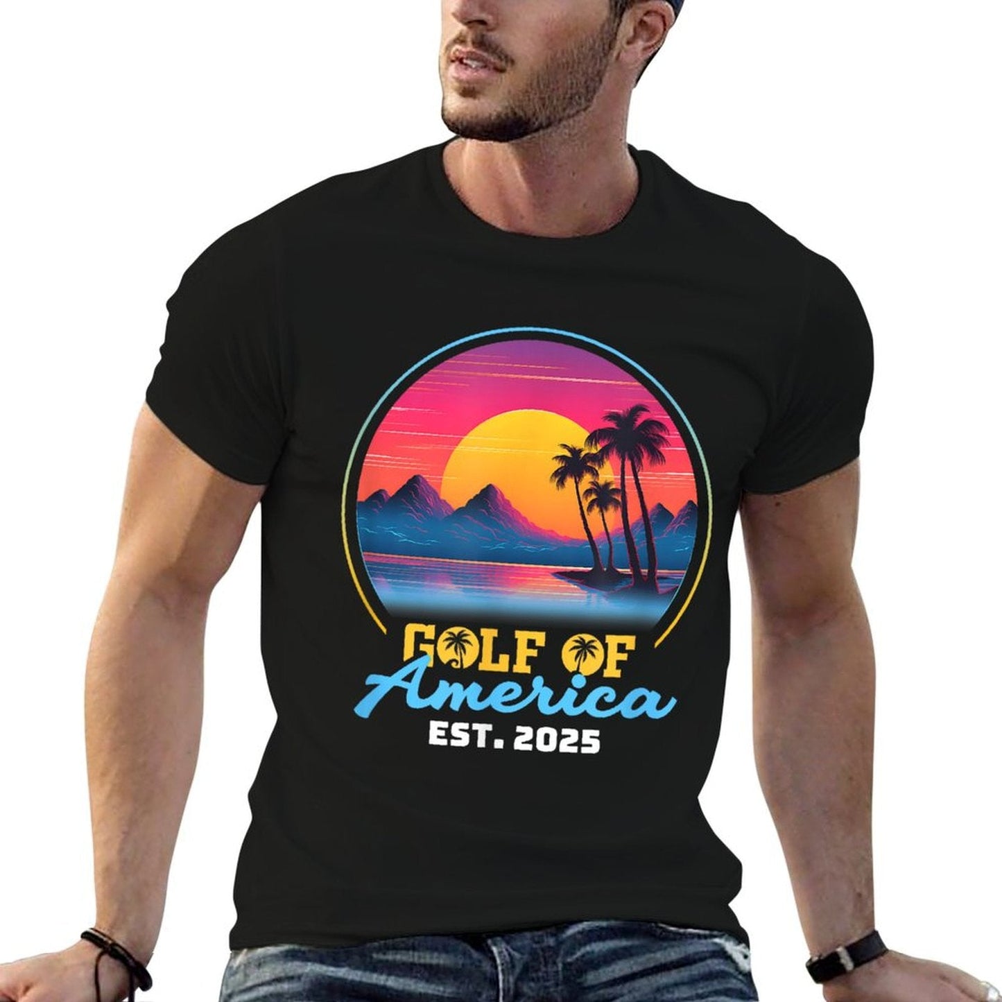 Funny USA America Shirt Gulf Of Us America Est 2025 Breathable T-Shirt