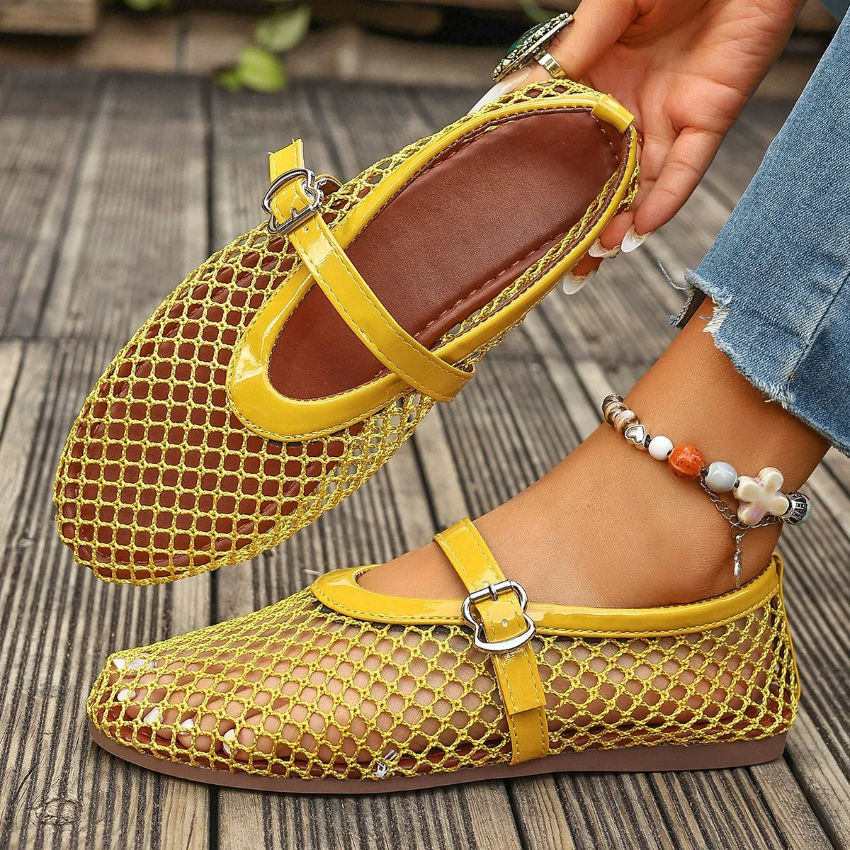Round Toe Slip-Ons