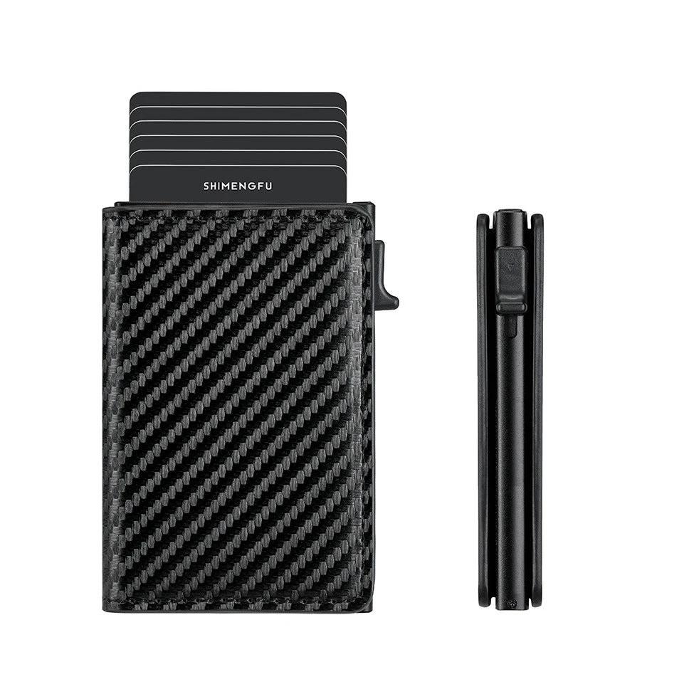 Pop-up Aluminum Alloy Card Package Wallet For Men