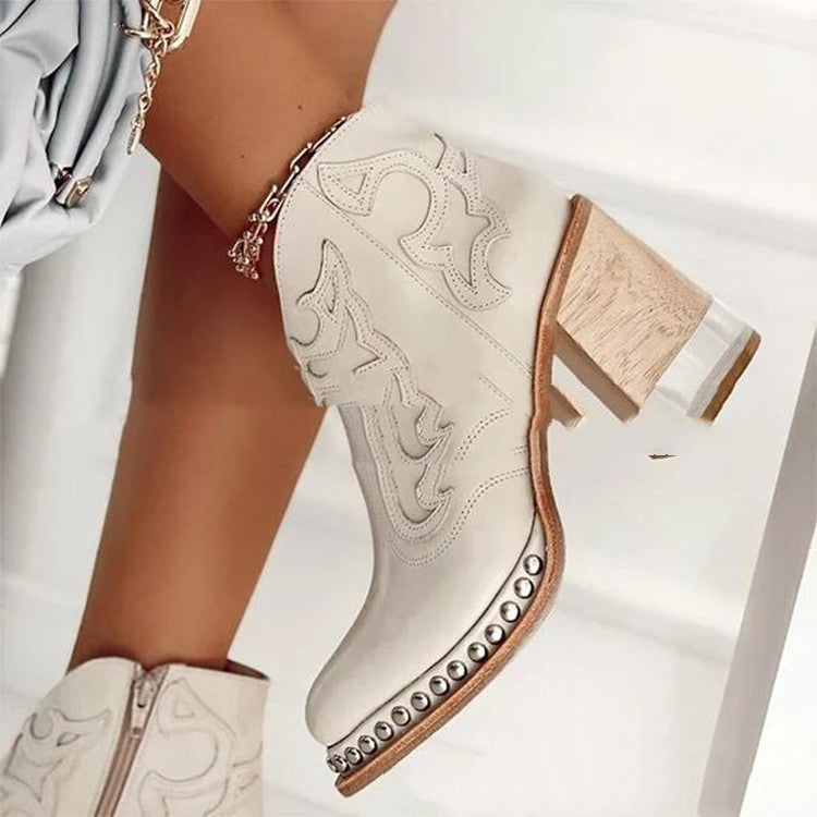 Women's Block Heel Boots