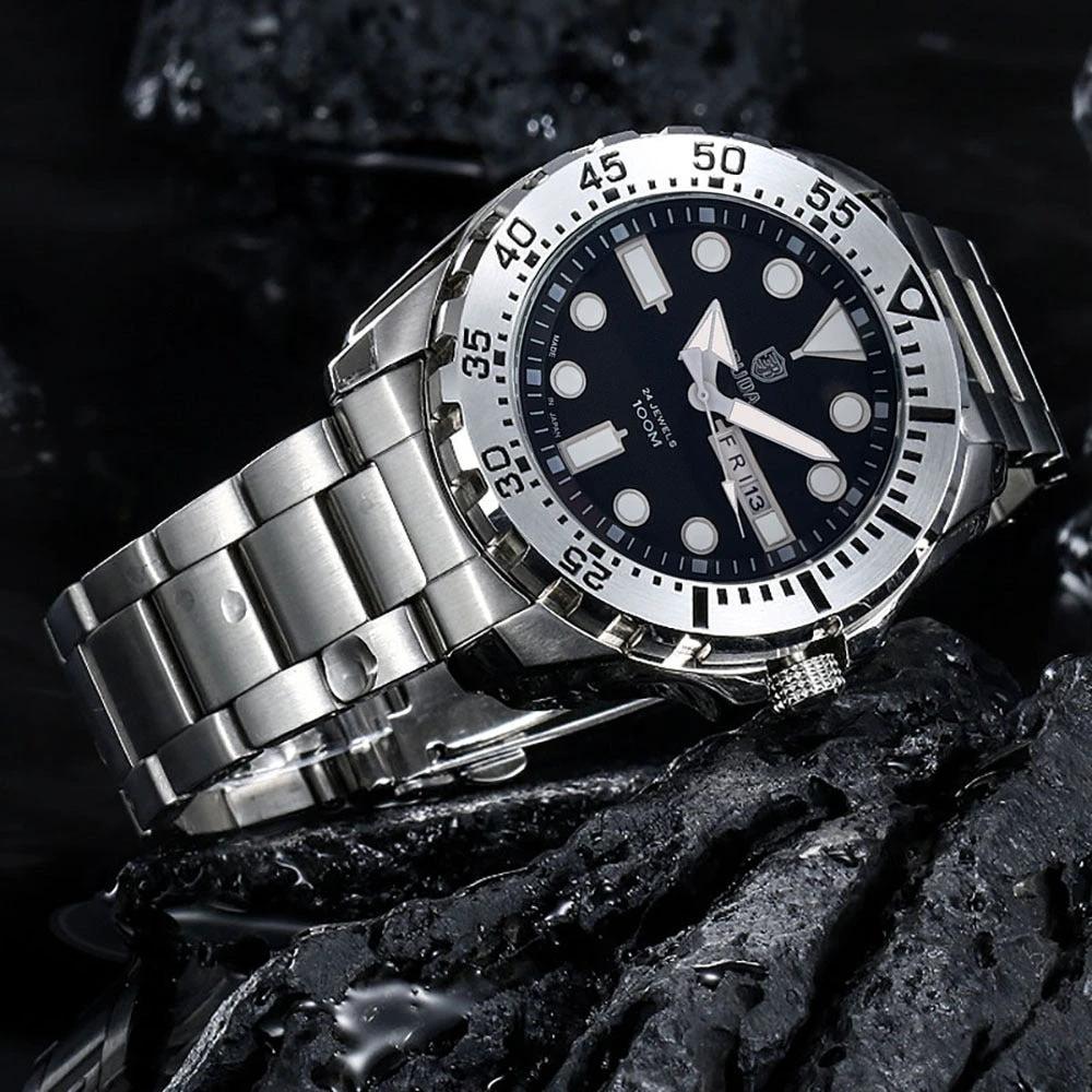 Men's Waterproof Luminous Quartz Movement Business Watch