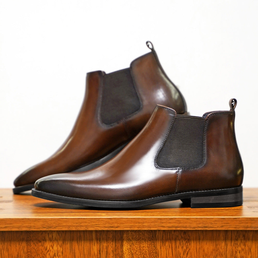 Men's Chelsea Sleeve Vintage Handmade Leather Boots