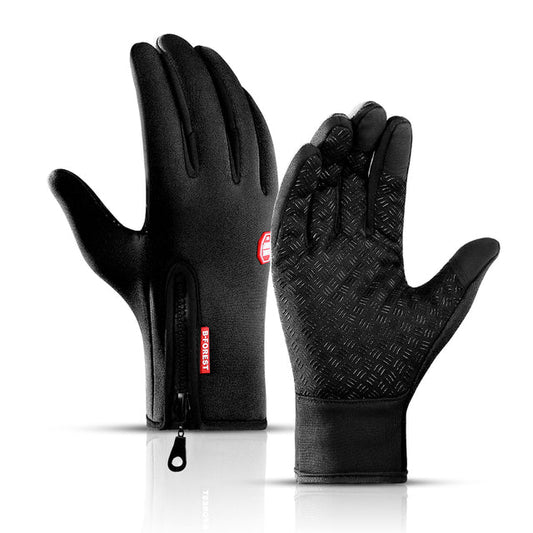 Guantes térmicos de invierno con soporte para la muñeca y pantalla táctil